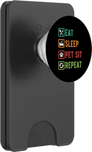 Vista 7 de Cuidado de mascotas Amante de Mascotas Paseando Perros Cuidador de Mascotas PopSockets Estándar PopGrip