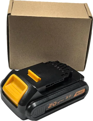 Vista 2 de GHU DCB201 20V Herramientas Batería 3.0Ah Reemplazo para DeWalt 20V Batería DCB201 DCB203 DCB206 DCB207 Herramientas eléctricas inalámbricas