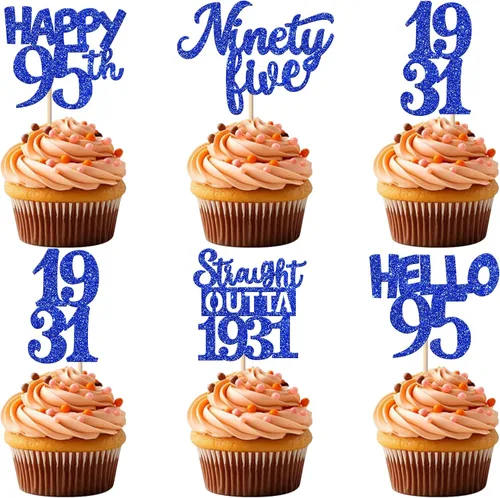 Vista 96 de 30 piezas negras para cupcakes de 10.º cumpleaños con purpurina Ten Happy 10 Straight Outta 2016 para saludos a 10 años 10 cumpleaños, boda Negro