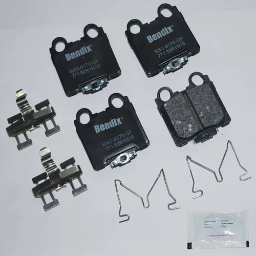 Vista 231 de Bendix Priority1 CFC154 - Juego de pastillas de freno de disco para Avanti II, Century, LeSabre, Regal, Riviera, chasis comercial, DeVille