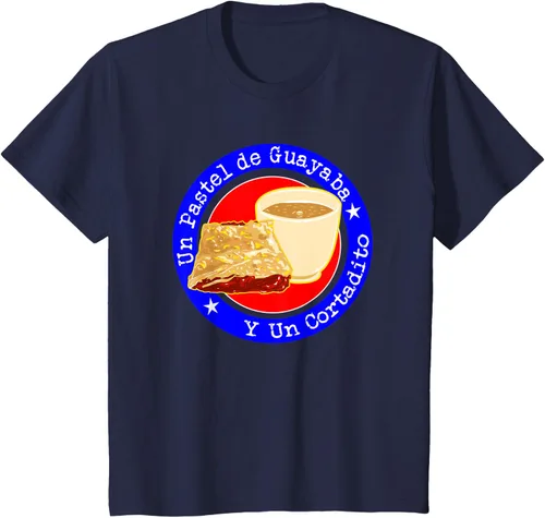 Vista 27 de Divertido desayuno cubano café guayaba guayaba café camiseta Negro