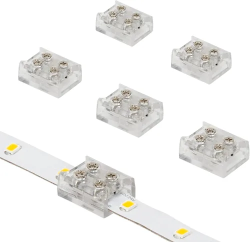 Vista 11 de Armacost Lighting 566021 Conector de cable a cinta LED blanco/de un solo color, paquete de 18