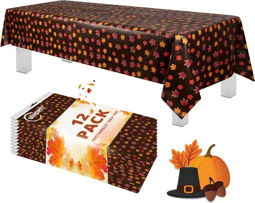 Vista 62 de Grandipity Mantel de plástico desechable de calidad prémium para fiestas con temática de globos de cumpleaños, 1 paquete, 54 x 108 pulgadas, mantel