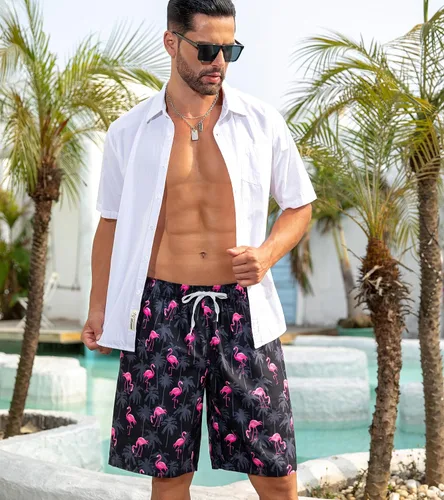 Vista 37 de UNICOMIDEA Bañador para hombre con forro de compresión de 9 pulgadas de largo