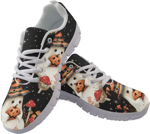 Vista 46 de HUGS IDEA Zapatos deportivos ligeros con patrón de enfermería para mujer Bandera estadounidense