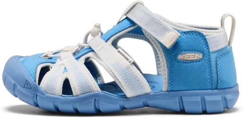 Vista 3 de KEEN Sandalias unisex para niños Seacamp 2 CNX con puntera cerrada Azul Azur/Blanco Estrella