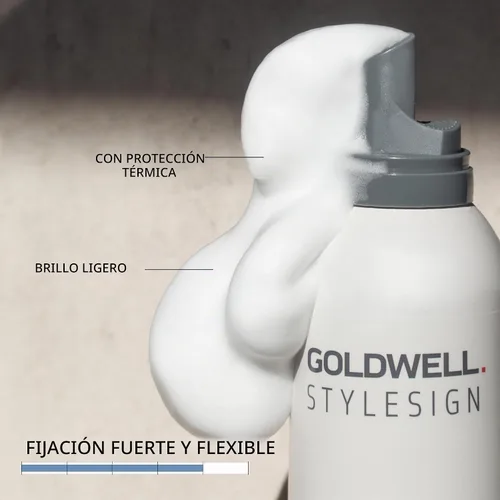 Vista 4 de Goldwell Mousse de control Bodifying StyleSign Volumen + Defensa contra el calor