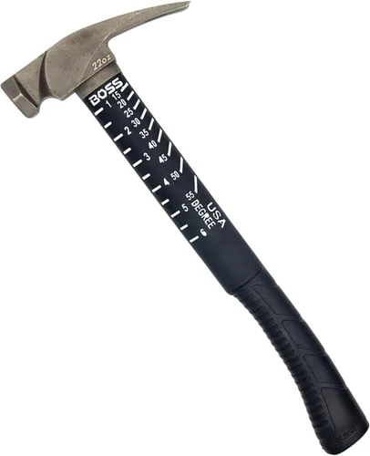 Vista 9 de Boss Hammer Martillo de acero 4340 de 18 onzas, mango polivinílico
