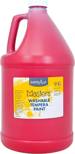 Vista 50 de Handy Art Little Masters - Pintura lavable, 16 onzas, color negro Bright & Mixable, High Opacity, Washable Colors for Classroom, Students, Kids