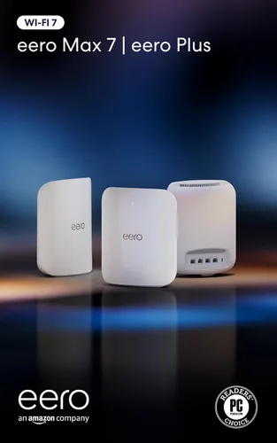 Vista 12 de Router wifi Amazon eero Max 7 con 1 mes gratis de eero Plus (renovación automática): Admite planes de internet de hasta 10 Gbps, cobertura de hasta