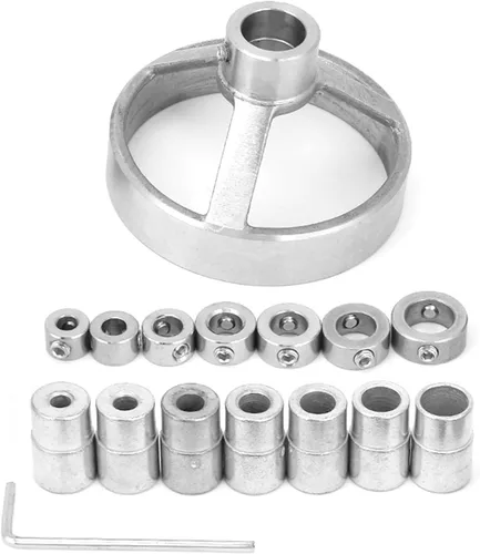 Vista 4 de 16 piezas de taladro para carpintería perforadora vertical, accesorio de perforación vertical, localizador de trabajo de madera, herramienta