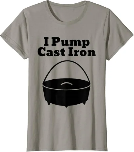 Vista 44 de I Pump - Camiseta de hierro fundido para cocinar al horno holandés