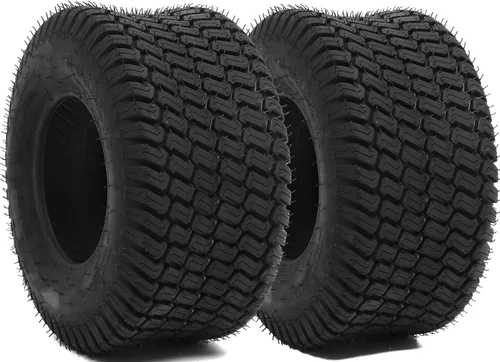 Vista 11 de YITAMOTOR Neumáticos para cortacésped de 15 x 6.00-6 (juego de 2), neumático de césped de tractor sin cámara de 4 capas, neumáticos de cortacésped
