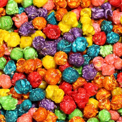 Vista 6 de It's Delish - Palomitas de maíz gourmet de colores arcoíris – Bolsa a granel de 1 libra Snack multicolor de palomitas de maíz – Confeti divertido