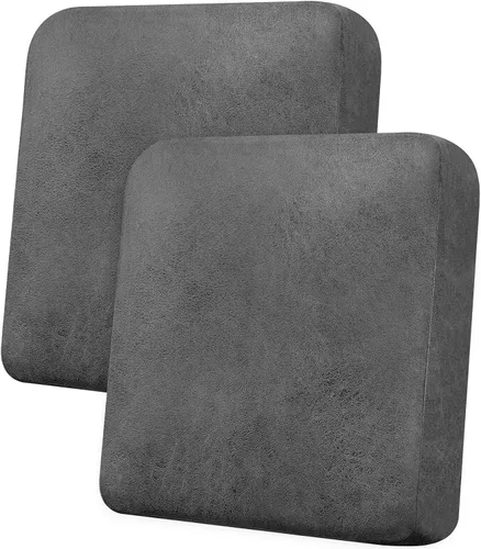Vista 121 de Funda de cojín para sofá con aspecto de cuero, 1 unidad, elástica, para sala de estar, funda de cojín individual para sofá, protector de asiento