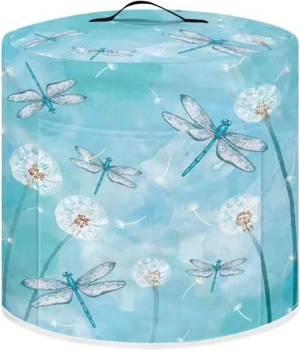 Vista 21 de Funda para freidora de aire para olla a presión eléctrica de 3 cuartos de galón con bolsillo, cubierta a prueba de polvo para electrodomésticos