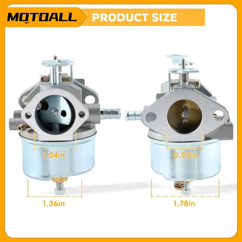 Vista 3 de MOTOALL Kit de afinación de carburador ajustable para John Deere AM134818 AM38161 AM100941 AM108412 AM108405 321 526 726 732 824 826 828 1026 1028