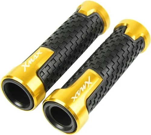 Vista 5 de Motorcycle Handlebar Grips for Xmax 125 250 300 400 X-MAX 2017 2018 2019 7/8'' 22mm Motorcycle Handle Ends Grips Bar Hand Grip Handlebar Xmax Black