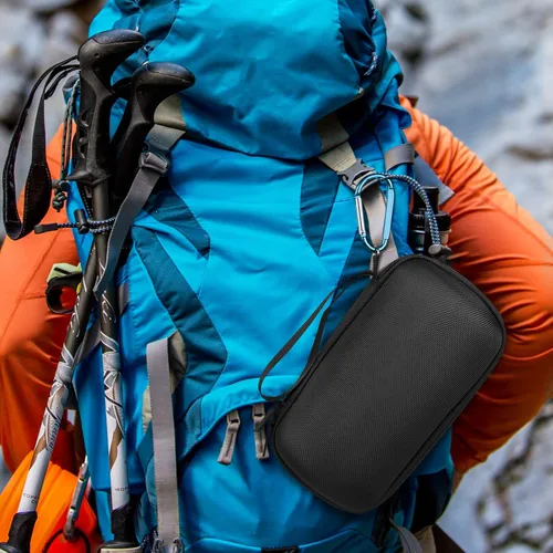 Vista 6 de Geekria Shield - Funda para altavoz compatible con Ultimate Ears Wonderboom 3/2, funda rígida de repuesto para altavoz portátil, bolsa de transporte