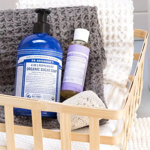 Vista 3 de Jabón de lavanda Dr. Bronner Castile, 4 onza, Lavanda