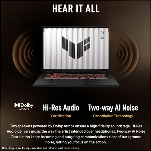 Vista 5 de ASUS TUF A16 Laptop para juegos – Pantalla QHD+ IPS de 16 pulgadas 240Hz 3 ms – Ryzen 9 7940HS – RX7700S Beat RTX 4060 – Teclado retroiluminado RGB