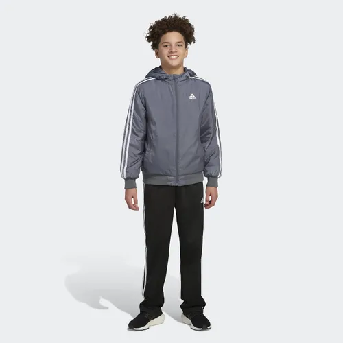 Vista 4 de adidas Baby Boys' Zip Front Classic Bomber Hooded Jacket