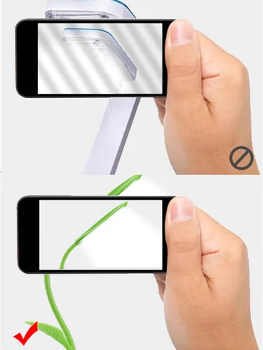 Vista 5 de Lámpara de escritorio LED para cuidado de los ojos, lámpara de mesa con control táctil con 3 niveles de brillo, decoración del hogar, con espacio
