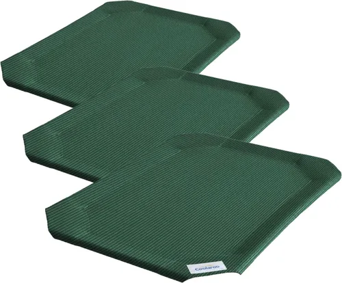Vista 19 de Coolaroo The Original - Funda de repuesto para cama elevada para mascotas, tamaño mediano, azul acuático
