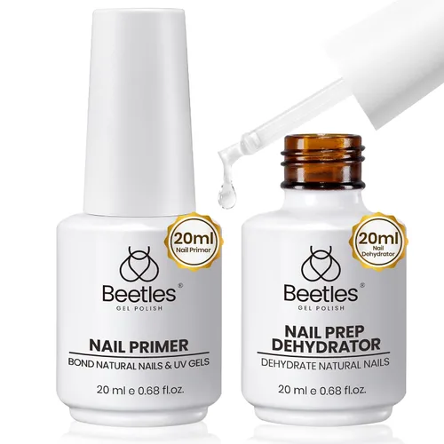 Vista 30 de Beetles Gel Polish Capa superior de gel que no se limpia de larga duración A-transparente-1