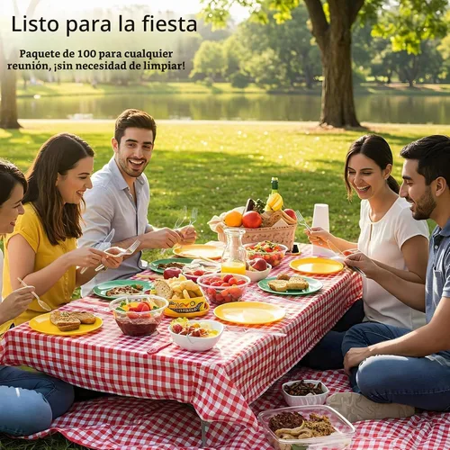 Vista 7 de [100 unidades] Cucharas de plástico transparente resistentes, cucharas desechables de alta calidad, cubiertos de plástico duraderos para fiestas