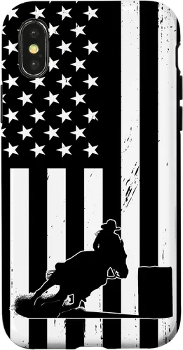 Vista 5 de Funda para iPhone 17 con diseño de vaquera con bandera de Estados Unidos