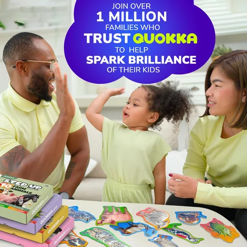 Vista 5 de Step Up Puzzles para niños de 3 a 5 a 40 años, rompecabezas realistas para juego de 4