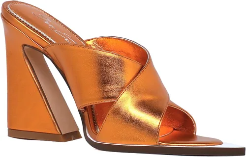 Vista 2 de sun gurg Sandalias de tacón grueso para mujer con puntera puntiaguda
