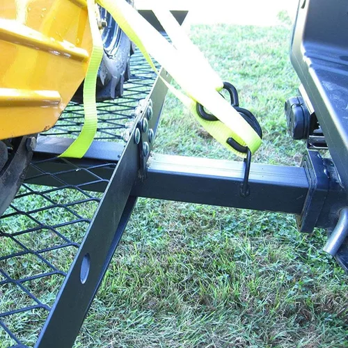 Vista 7 de Tow Tuff Portaequipajes de acero de 62 pulgadas con portabicicletas, capacidad de 500 libras, color negro, soporte de enganche trasero 2 en 1