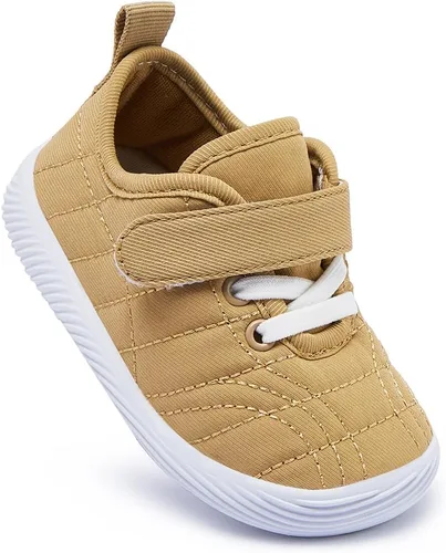 Vista 7 de BMCiTYBM Zapatos para caminar de malla transpirable para bebés, niños y niñas, ligeros, antideslizantes, para primeros pasos, 6, 9, 12, 18, 24 meses