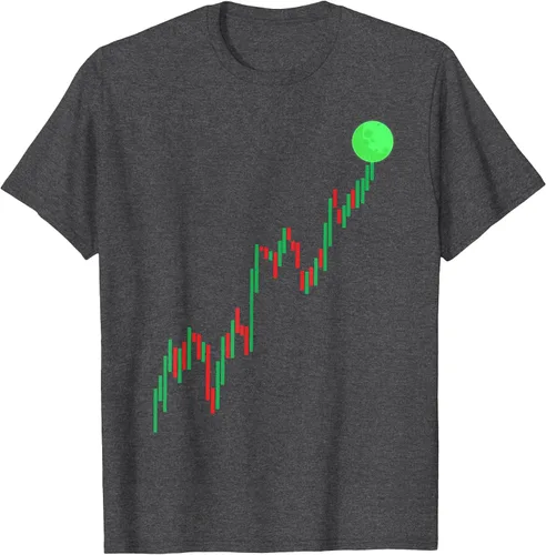 Vista 72 de Cute Stock Trading Design for Men Women Stock Market Trader T-Shirt Asphalt Grey