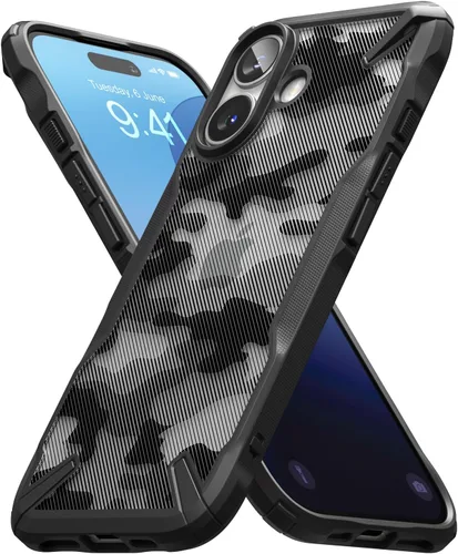 Vista 20 de Funda Ringke Fusion-X para iPhone 15 [Recortes precisos para lentes de cámara] Funda protectora a prueba de golpes de amortiguación pesada de ajuste
