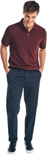 Vista 125 de Nautica playera polo clásica de mangas cortas, color sólido, para hombre