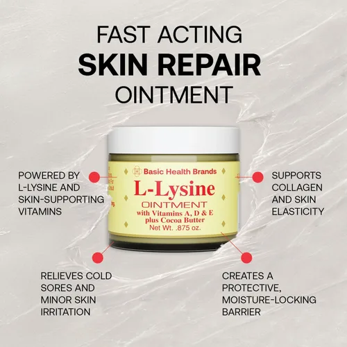 Vista 2 de Basic Organics L-Lysine - Pomada para labios, 1