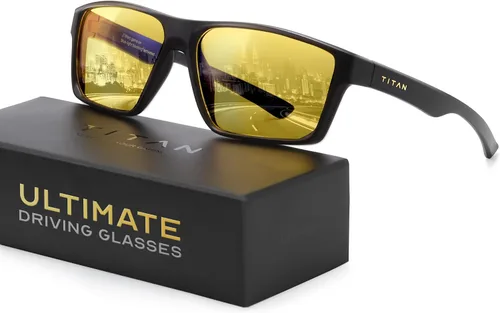 Vista 11 de Gaoye Titan Gaming Glasses, Blue Light Blocking, Night Driving Glasses for Men, Computer Protection, Gift for Gamers Negro