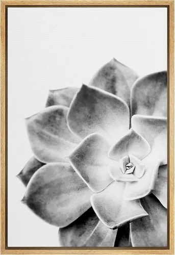 Vista 41 de SIGNWIN Lienzo enmarcado para pared, bosque blanco y negro, pino, ilustraciones de naturaleza silvestre, arte moderno, rústico, decorativo