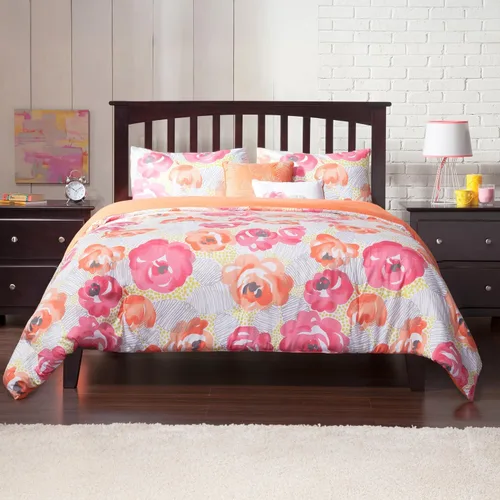 Vista 8 de AFI, Mission Queen - Cama plataforma color espresso