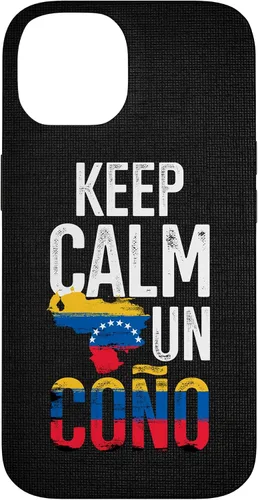 Vista 4 de Funda para iPhone 17 con diseño de bandera de Venezuela Pride Venezuela Girl Boy Flag Keep Calm Un Cono