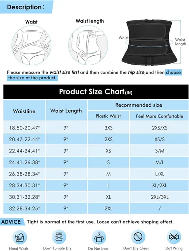 Vista 5 de Atbuty Entrenadores de cintura de torso corto para mujer, corsé debajo del busto, de látex, faja deportiva de reloj de arena