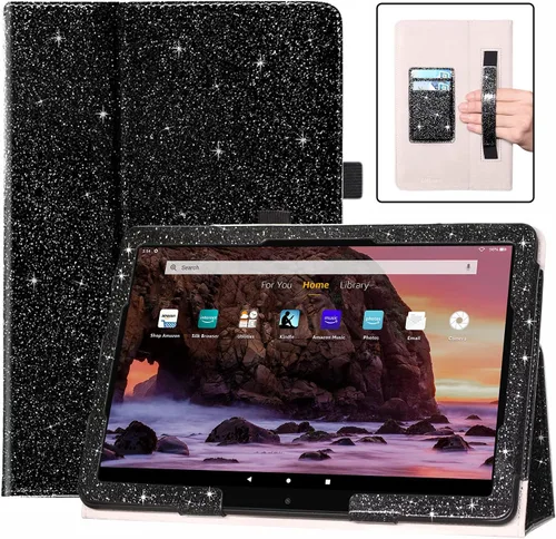 Vista 14 de DMLuna Case for All-New Amazon Fire HD 10 & 10 Plus Tablet (13th / 11th Generation, 2023/2021 Release) 10.1", Slim Cover with Folding Stand, Auto