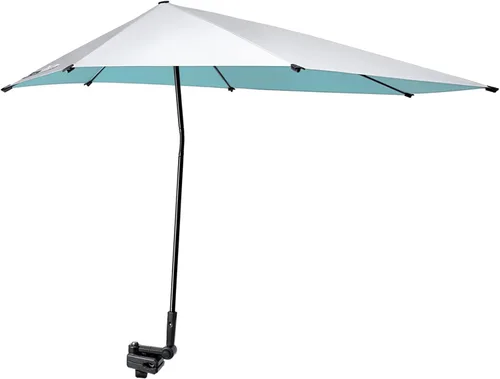 Vista 11 de G4Free Sombrilla de playa ajustable UPF 50+ XL con abrazadera universal para silla, cochecito, silla de ruedas, carrito de golf, grada, patio