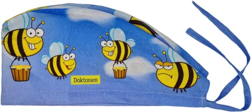 Vista 10 de Print Scrub Caps - Sombrero perfecto para enfermeras, médicos y EMTs..