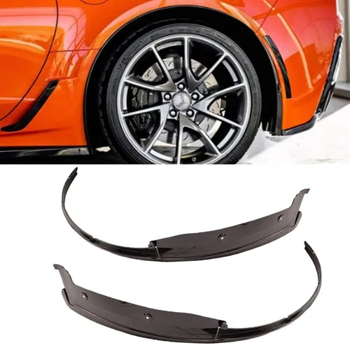 Vista 4 de Moldura de rueda trasera para Chevrolet Corvette C7 Grand Sport/Z06/ZR1 2014-2019 XL estilo extendido trasero guardabarros lateral extensión