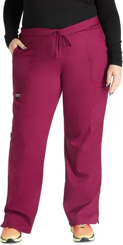 Vista 27 de Cherokee - Pantalones quirúrgicos elásticos Workwear Revolution WW120 para mujer, suaves y con cordón ajustable Negro