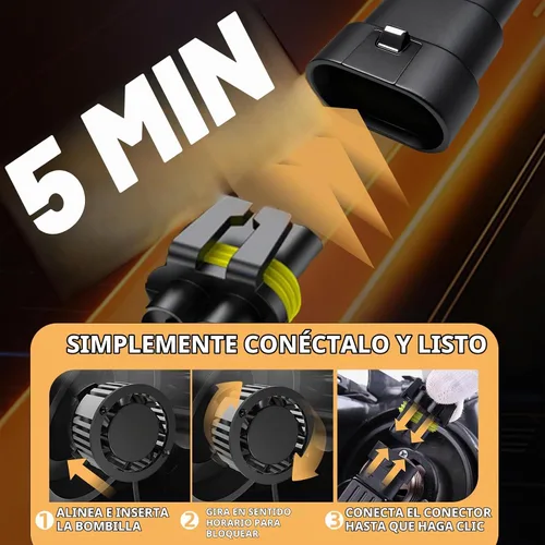 Vista 4 de Bombillas aptas para Chevy Trailblazer 2002-2009, reemplazo directo, 6500K, 4 piezas